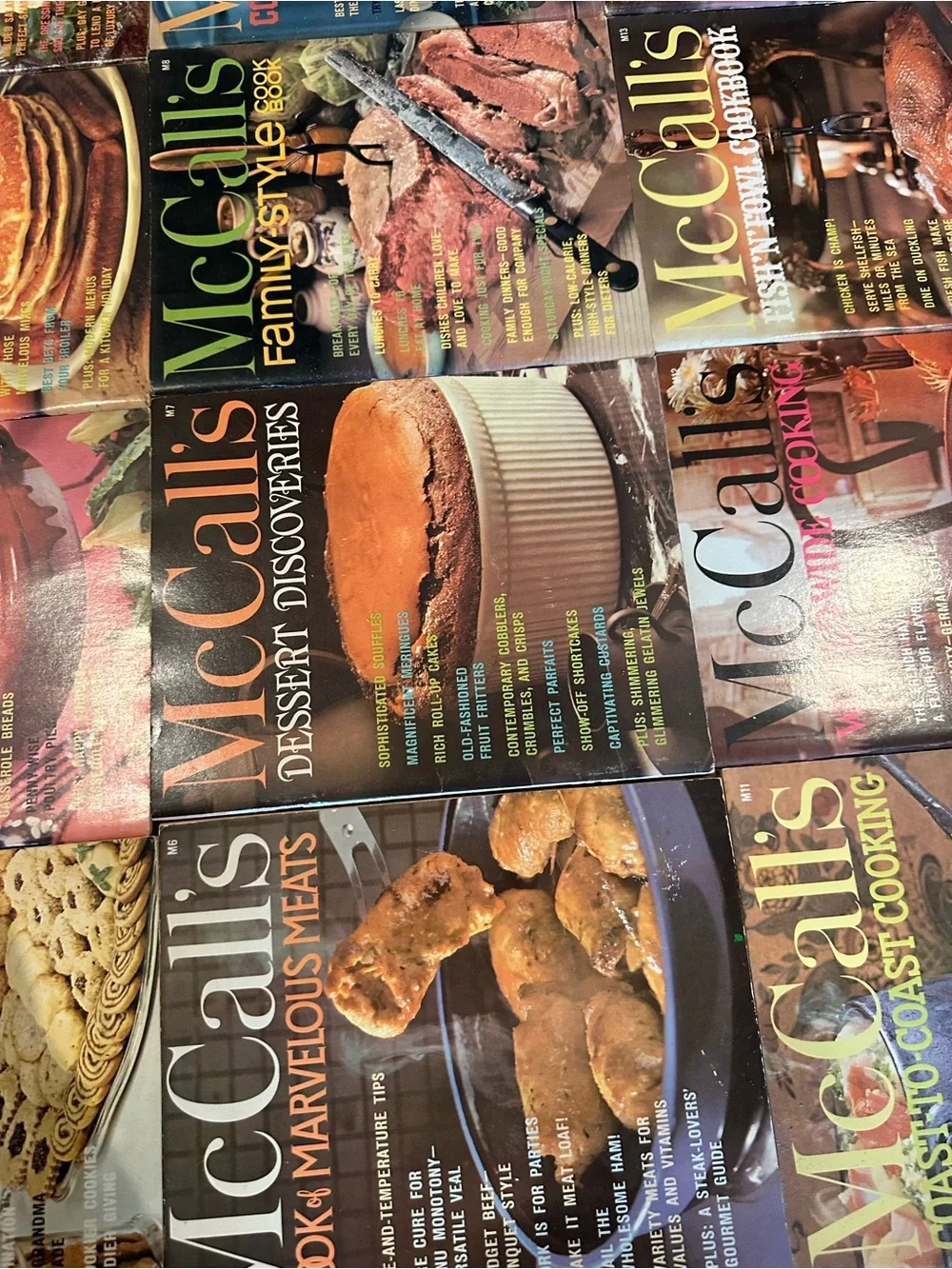 Vintage Complete set Mc’Calls Cookbooks